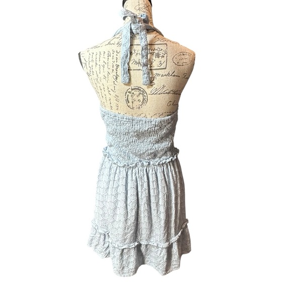 Jessica Simpson Light Blue Halter Sundress Size Medium - Picture 4 of 5